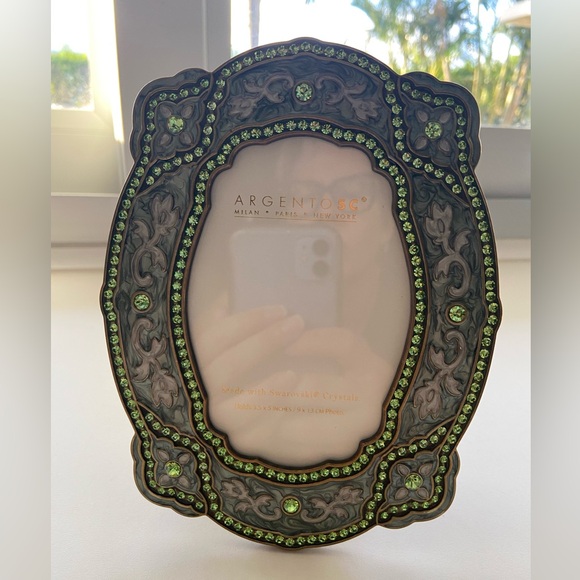 Argento SC picture frame made with Swarovski crystals 3.5x5”, Bloomingdale’s - Picture 2 of 11
